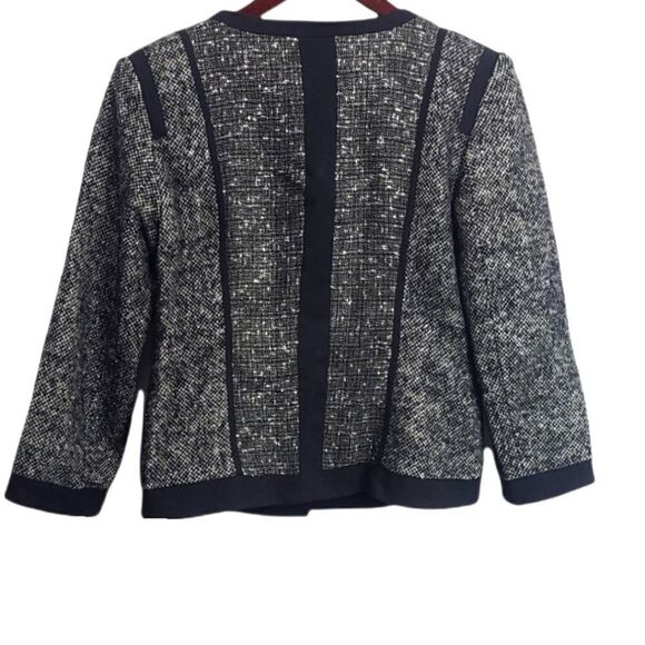 NWOT Narciso Rodriguez for Design Nation Tweed Wool Blend Jacket Size Small - Picture 2 of 5